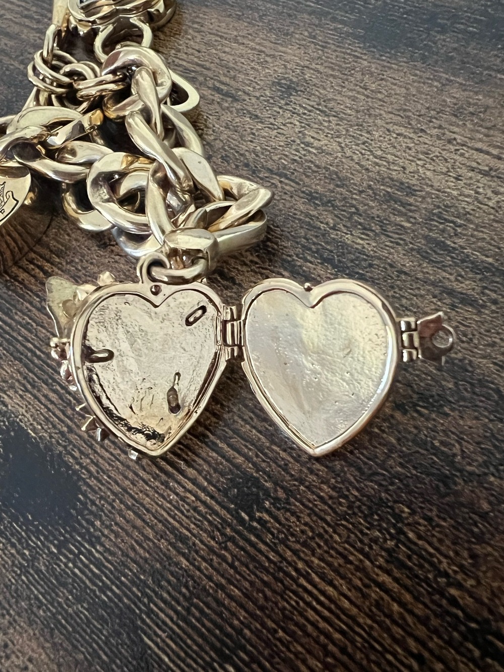 Juicy Couture Heart Charms Bracelet - Picture 10 of 12